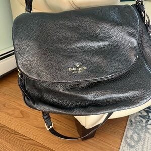 Kate Spade Black Leather Crossbody Bag